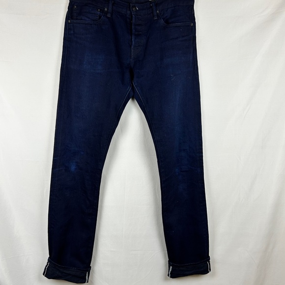 RGT Rouge Territory raw salvage skinny signature six pocket button fly jeans - Picture 5 of 16